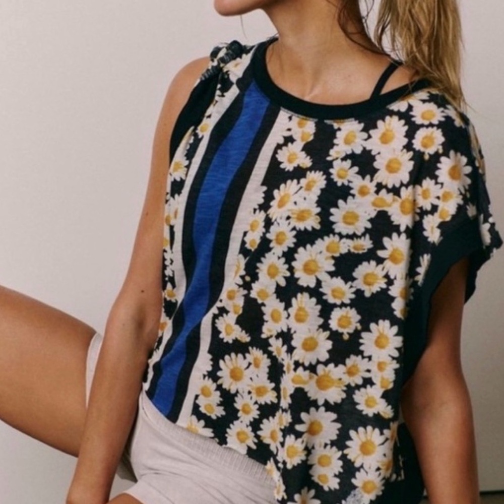 Free People Inspire Printed Tank. FP Movement. NWT. Daisy - Picture 4 of 4